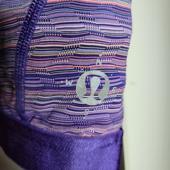 Lululemon Shala Bra open strappy cage bra purple pink size 4 - Picture 4 of 5